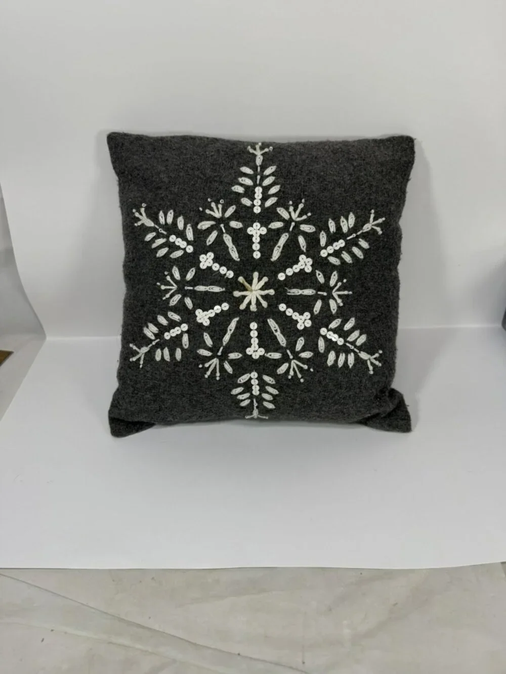 Pier 1 Imports Snowflake Throw Pillow 12
